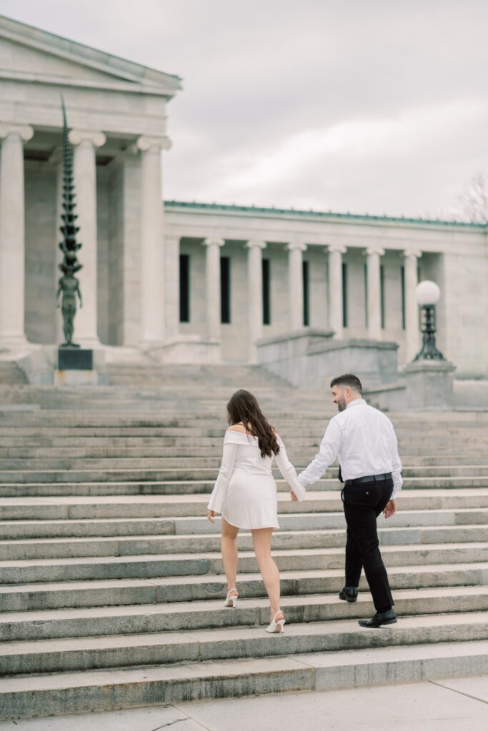 an engagement session at AKG in Buffalo NY
