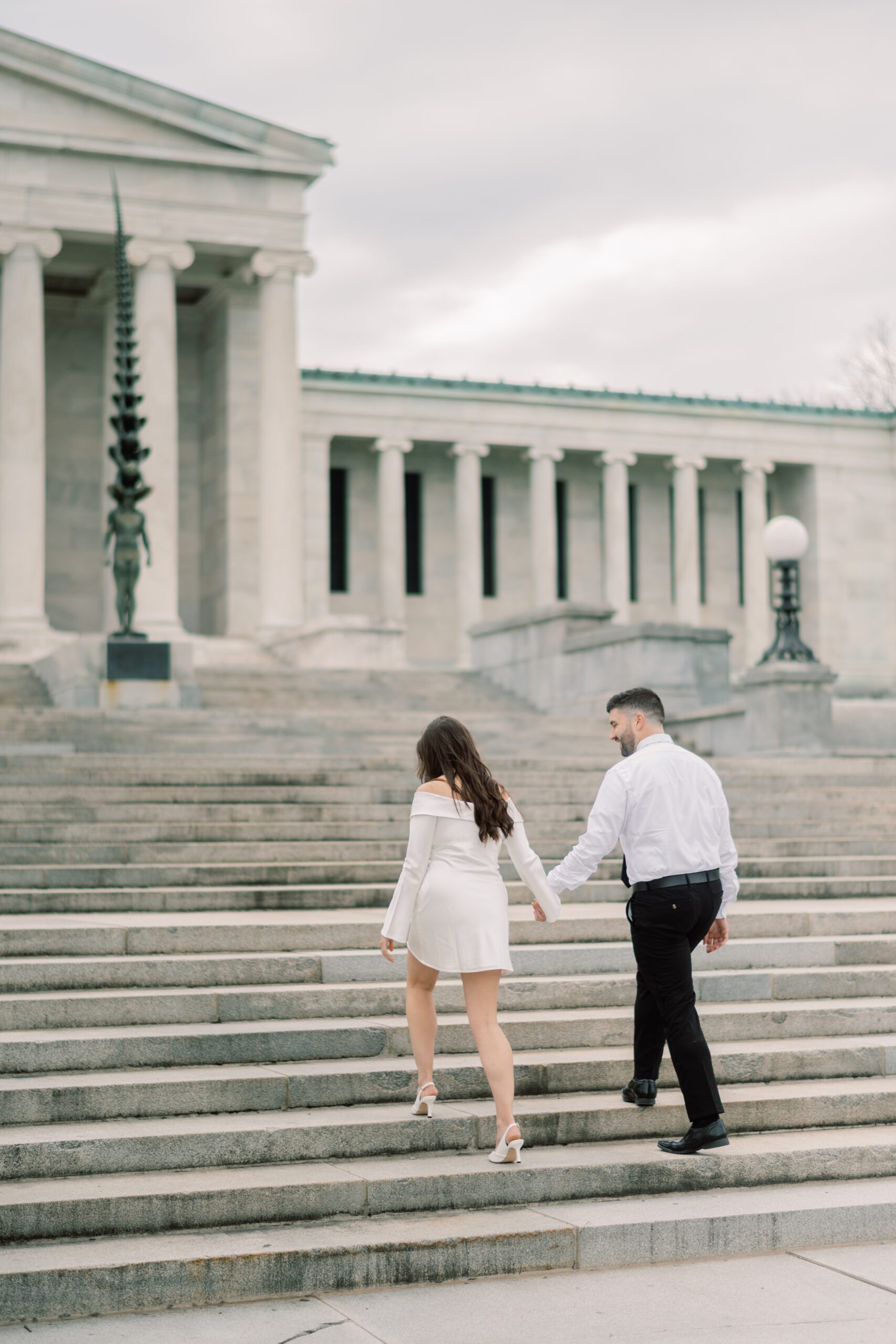 an engagement session at AKG in Buffalo NY